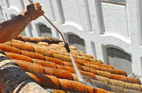 Nettoyage de toitures - Reyssouze